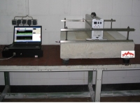 Compact test bench for impact sound measurements according to DIN EN ISO 16251-1