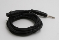 cable XLR female to 1/4" 2m