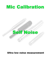 microphone calibration self noise